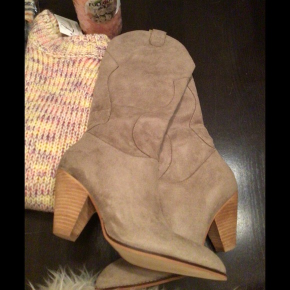 Bf🍁🔥Faux suede boho boots - Picture 3 of 5